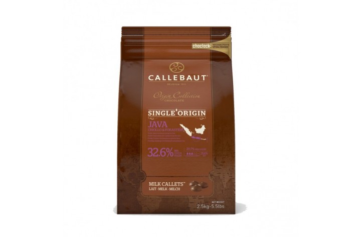 Barry Callebaut Milk  32% Java Chocolate Callets 2.5kg